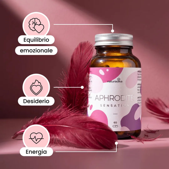 Benefici di Aphrodite Sensation: equilibrio emotivo, desiderio ed energia