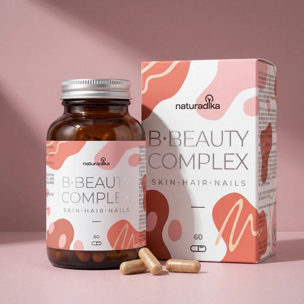 B·Beauty Complex di Naturadika — flacone da 60 capsule skin hair nails