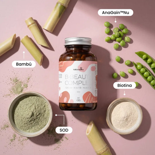 AnaGain Nu, bambù, SOD e biotina in B·Beauty Complex