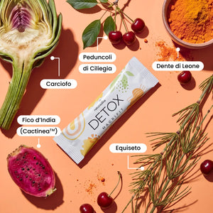 Ingredienti naturali di Magrifit Detox: fico d'India, carciofo, ciliegia ed equiseto
