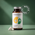 Flacone di DuoWell D3+K2 di Naturadika, vitamina D3 con vitamina K2 MenaQ7®, 30 capsule