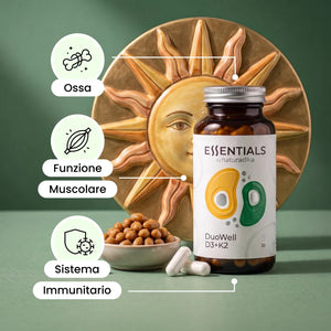 Benefici di DuoWell D3+K2: ossa, funzione muscolare e sistema immunitario