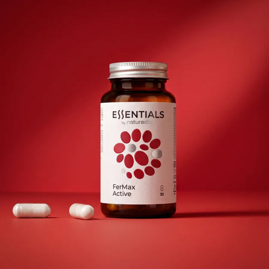 FerMax Active di Naturadika — flacone da 30 capsule di ferro SunActive