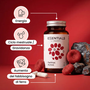 Quando assumere FerMax Active: energia, ciclo mestruale o gravidanza e aumento del fabbisogno di ferro