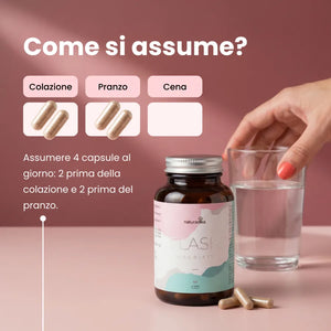 Come si assume Magrifit Flash: 4 capsule al giorno, 2 prima della colazione e 2 prima del pranzo
