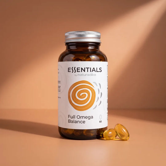 Full Omega Balance di Naturadika — flacone da 60 perle di Omega-3 EPA e DHA