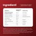 Ingredienti di Piper Nigrum Strong: Sinetrol, berberis, tè verde, colina, niacina, pepe nero, cromo e vitamina B1