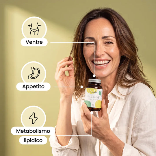 Benefici di Magrifit Piperine: ventre, appetito e metabolismo lipidico