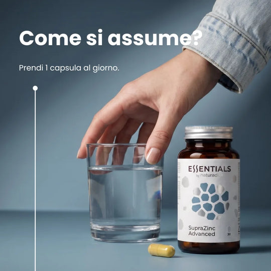 Come si assume SupraZinc Advanced: 1 capsula al giorno