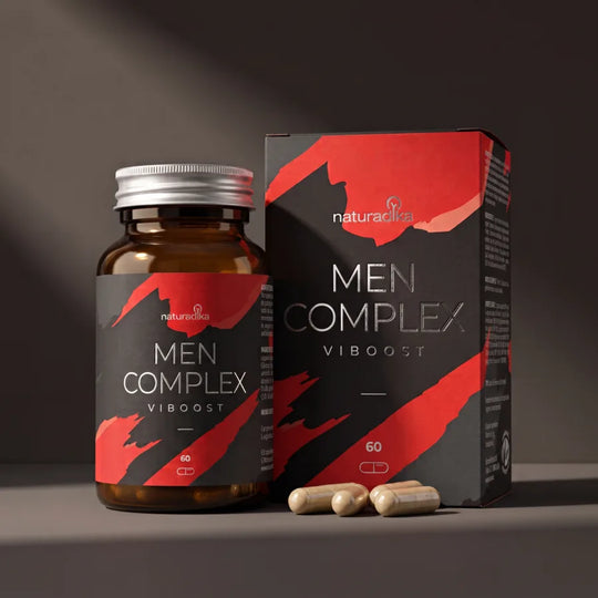 Viboost Men Complex di Naturadika — flacone da 60 capsule