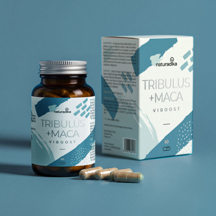 Maca andina 25:1 con tribulus, fenogreco, shilajit y cofactores — para la vitalidad y la energía