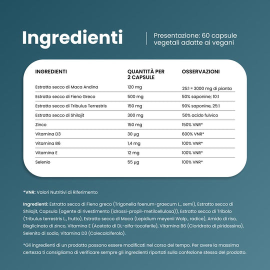 Viboost Tribulus + Maca