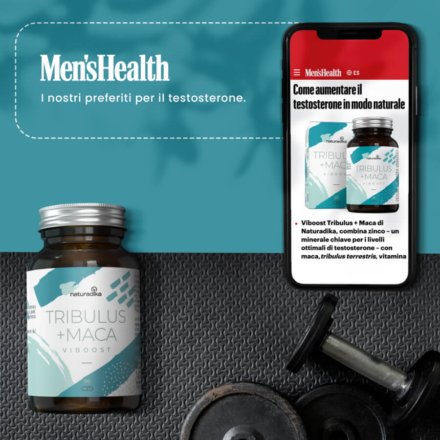 Il miglior Integratore per Testosterone con Tribulus + Maca VIBOOST